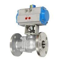 স্টেইনলেস স্টীল Flanged বল ভালভ